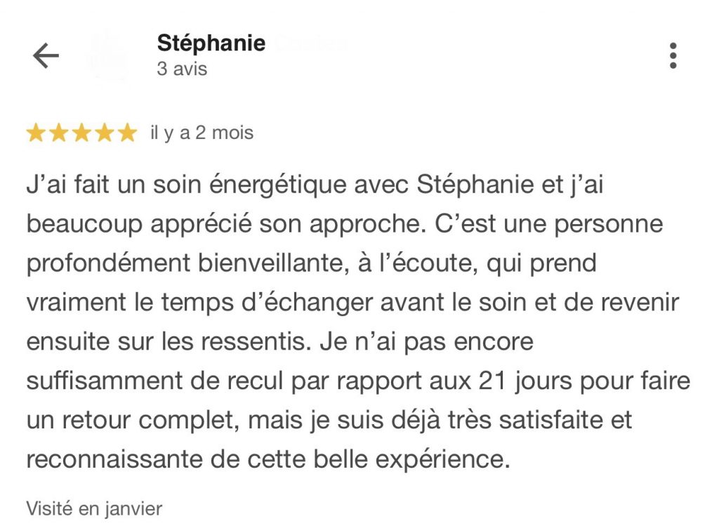 avis Stéphanie